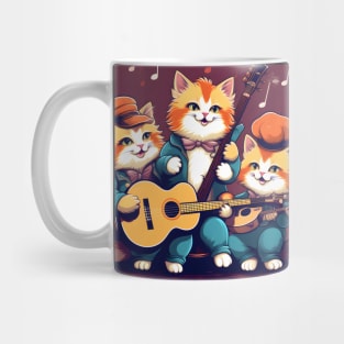 Kitten Band Mug